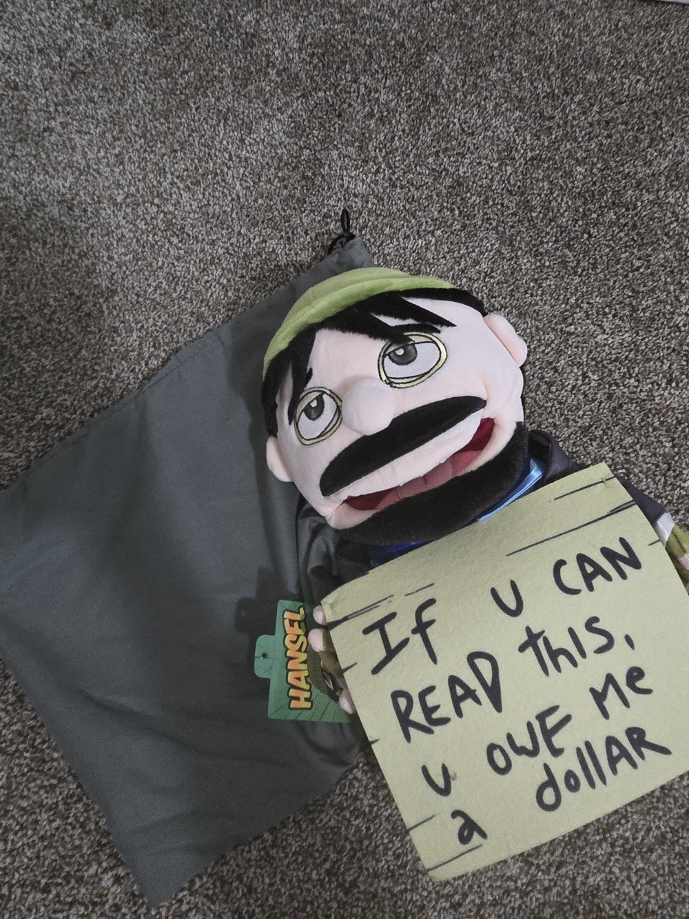 SML PUPPET Hansel Plush Puppet with Green Cap - Multicolor
